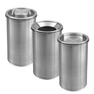 퀸시 흡연실 스텐레스 모래형 재떨이 대형 쓰레기통