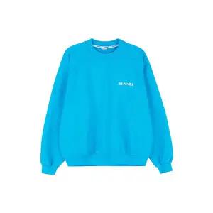 써네이 미니 로고 그레이 맨투맨 블루 / SN2PXF02AP-JE217-440