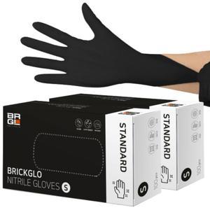 브릭글로 스탠다드 니트릴장갑 100p 블랙 소(S) 2개