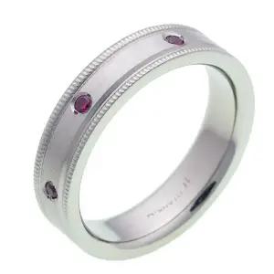 T-304-2 티타늄 반지 이니셜무료 무료배송 맞춤제작 평생AS