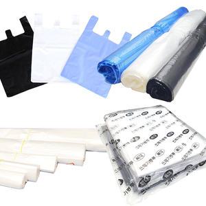 재활용 분리수거 비닐봉투 손잡이 봉지 쓰레기봉투 속지 배접 평판 투명 검정 흰색 파랑