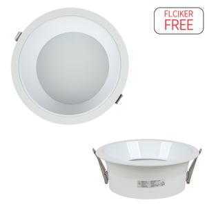 더쎈 에코 어반 LED 6인치 다운라이트35W 플리커프리 매입등 슬림테두리 램프내장 움푹 전주백색