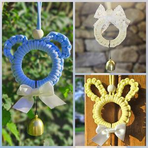 마크라메 DIY키트 풍경종 현관 도어벨 감성소품 집들이선물 매듭공예 만들기 세트