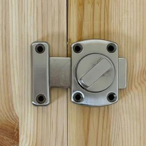 여닫이문 미니 잠금쇠 니켈 문 잠금장치 자물쇠 걸쇠 걸고리 안전용품 문고정 보조장치 문고리