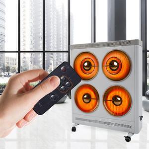 신일 4구 하이라이트 전기히터 +팬(온풍)추가 0.5초발열 고효율 전기난로 온풍팬히터D