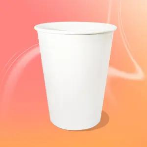 테이크아웃 커피컵 13온스 두껍고 튼튼한 무형광 천연펄프 프리미엄 일회용 무인쇄 대형종이컵 1000개