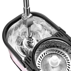 스핀 회전 통돌이 걸레 밀대 청소기 자동 바닥 물걸레 청소 스테인리스 이동식 탈수기