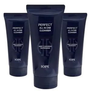 아이오페 맨 퍼펙트 클린 올인원 클렌저 남자 폼클렌징 클렌징폼 125ml 3개