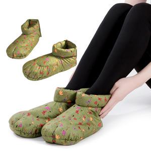 아이러브허브 찜질기 허브 관절 건강 면역력 온 발 찜질팩 고급형(대형-290mm) - 카키