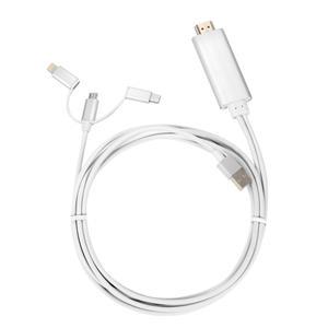 넥스트유 NEXT-840A 아이폰/스마트폰 TO HDMI 미러링 케이블 2M