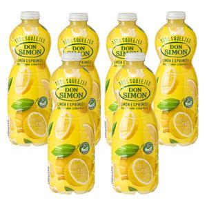 돈시몬 착즙100% 레몬 주스 6개(1000mlx6개) 음료수생과일