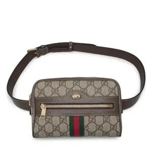 [중고명품] 브라운 GG 수프림 오피디아 스몰 벨트백
