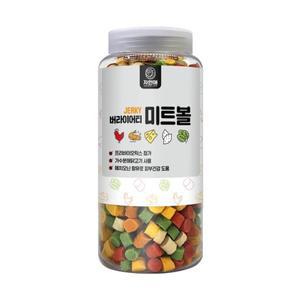 국내생산 자연애 버라이어티 미트볼 장건강 야채 유산균간식 노즈워크 애견간식