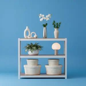 홈던트하우스 3단 철제합판 무볼트 조립식 수납 창고 베란다 앵글 제작