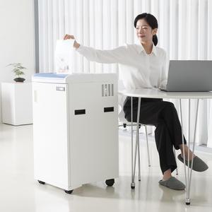 국산 대형 스틸 저소음 꽃가루 문서세단기 CPK-B2760 A3 30매 95L 3x30mm DIN66399 P-4 분리형 박스 파지함
