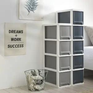 모던 5단 슬림 서랍장 플라스틱 수납장 틈새 옷장 주방 정리함 220