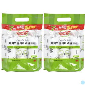 3M 실속형 테이프클리너 대형 추천 리필용 7롤 X 2P