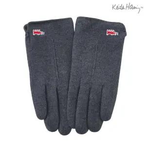 키스해링 퍼피자수 스마트터치 남성용 소프트장갑