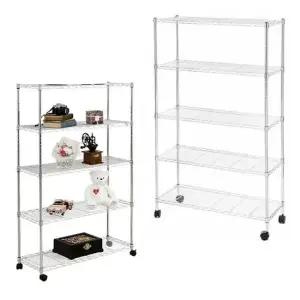 메탈 선반 철제 앵글 와이어 랙 조립식 5단 900 베란다선반 조립식선반 메탈렉 메탈선반