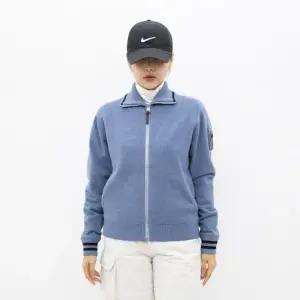 여성골프방풍자켓 가디건 집업 긴팔니트 여자골프웨어 BOUCLEZIP