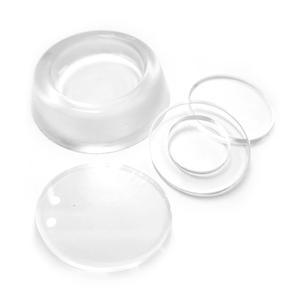 가구 다리 받침대 책상 테이블 쇼파 밀림방지 미끄럼 논슬립 패드 투명 실리콘 층간소음 진동 방지 발 커버