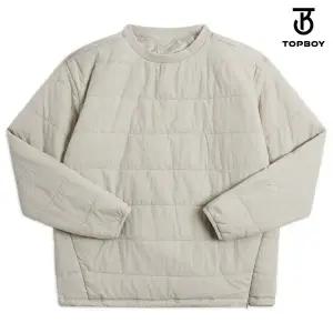 [하프클럽/탑보이]액티브 고밀도 오버핏 패딩 맨투맨 (JW622)