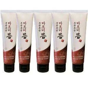 후끈후끈 바르미뜸 발열크림100mlX5개 쑥뜸 바르는파스 무릎 허리 손목 관절 무릎 손가락 어깨