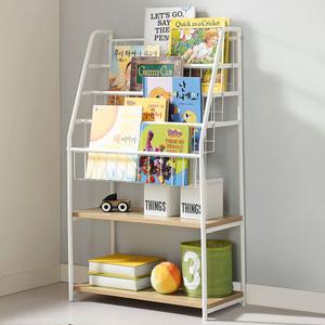 철제 책꽂이 동화책 잡지 신문 등 다용도 철재 책꽂이 서재 사무실요 진열대 거실 책장