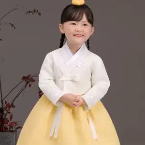 [더예한복] QT60002-나리봄봄 여아한복 아동한복