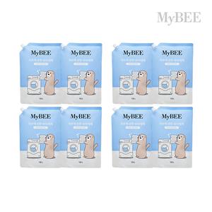 초핫딜 마이비 피부에순한 유아세제 프레시올리브향 1600ml 8팩