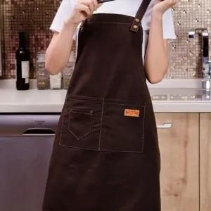 카폐 앞치마/미용실/앞치마/미용/카페/김장용/업소용/데님/식당/면/미술/프릴/작업용/예쁜/린넨/까페/청