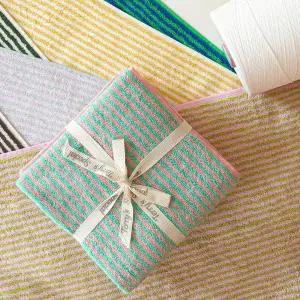 [테리스페셜]테리파머  200g 런던스트라이프 호텔수건 타올 5장 수건세트