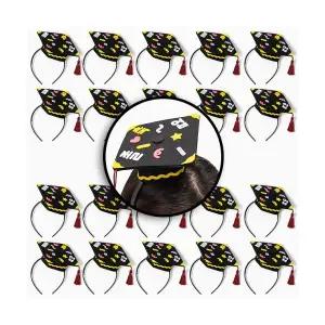 학사모 만들기 펠트 머리띠 20개 졸업