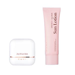 가히 에어리핏 선스틱 14g SPF50 +  아쿠아 쉴드 선로션 50ml SPF50 2종세