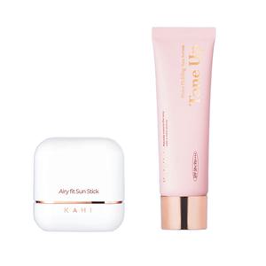 가히 에어리핏 선스틱 14g SPF50 +  워터 홀딩 톤업 선세럼 50ml SPF50 2