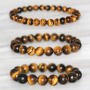 천연 황호안석 옐로우 타이거아이 AAA급 염주 원석팔찌 금전운 재물운 사업운 파워스톤