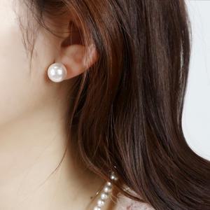 스와로브스키 진주귀걸이 8mm 10mm 12mm 실버925 은침 / 스왈