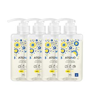 아토앤오투 시그니처 주방세제 레몬향 본품 4개 리프레시