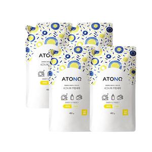 아토앤오투 시그니처 주방세제 레몬향 리필형 4개 피부저자극