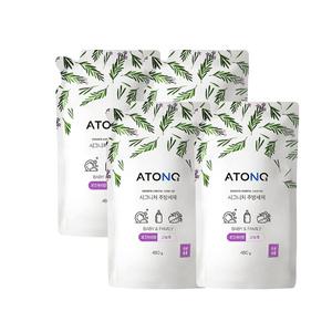 아토앤오투 시그니처 주방세제 로즈마리향 리필형 4개 풍부한거품