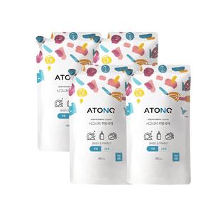 아토앤오투 시그니처 주방세제 무향 리필형 4개 산뜻함