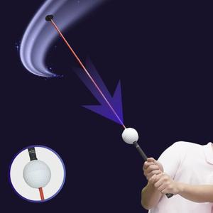 [퍼플그린]골프 스윙 연습기 드라이버 도구 용품 연습채 비거리 향상  스피드 템포스틱