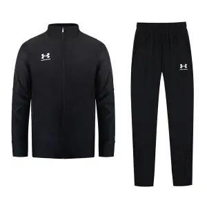 언더아머 챌린저 트랙수트 남자 트레이닝복세트 츄리닝 러닝복 블랙 1379592-001