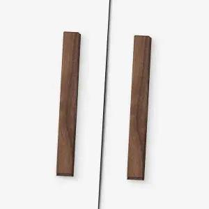 블랙월넛 128mm 2p세트 가구손잡이 나무 WFB3353