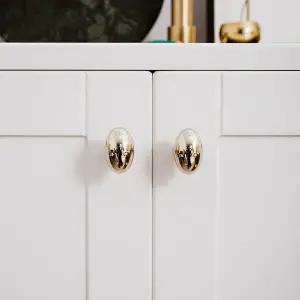 크롬 스틸 가구 서랍 손잡이 타원형 WC85EAD