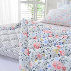 아뜰리에 침대패드 국산 누빔패드 SS 싱글 침대매트 플라워패턴