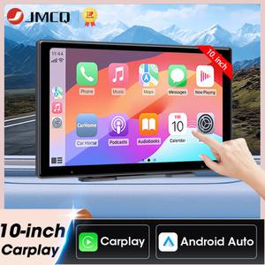 카플레이 모니터 범용 자동차 라디오 비디오 플레이어 안드로이드 카플레이 자동 휴대용 멀티미디어 터치 스크린 애플 카플레이 디스플레이 스크린 10 인치