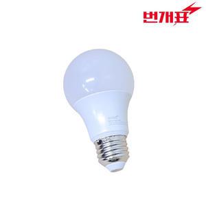 금호전기 번개표 LED전구 8W 전구색(노란빛) 1박스(50개) 컨버터 내장형 LED전구형램프 벌브