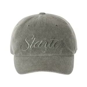 [스타터 블랙라벨]피그먼트 로고 볼캡 (차콜) SA235AAC06_CHC