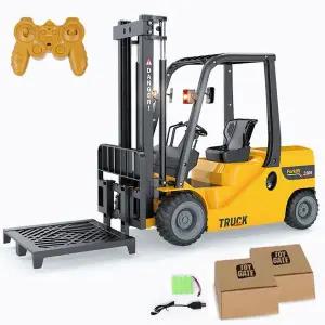 1 12 지게차 중장비 RC카 장난감 오토 리프팅 프로그래밍 작동 무선 조종 알씨카